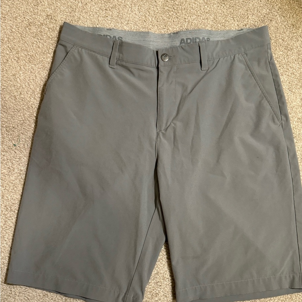 Adidas Performance Gray Sports Golf Outdoor STRETCH Shorts Sz 36